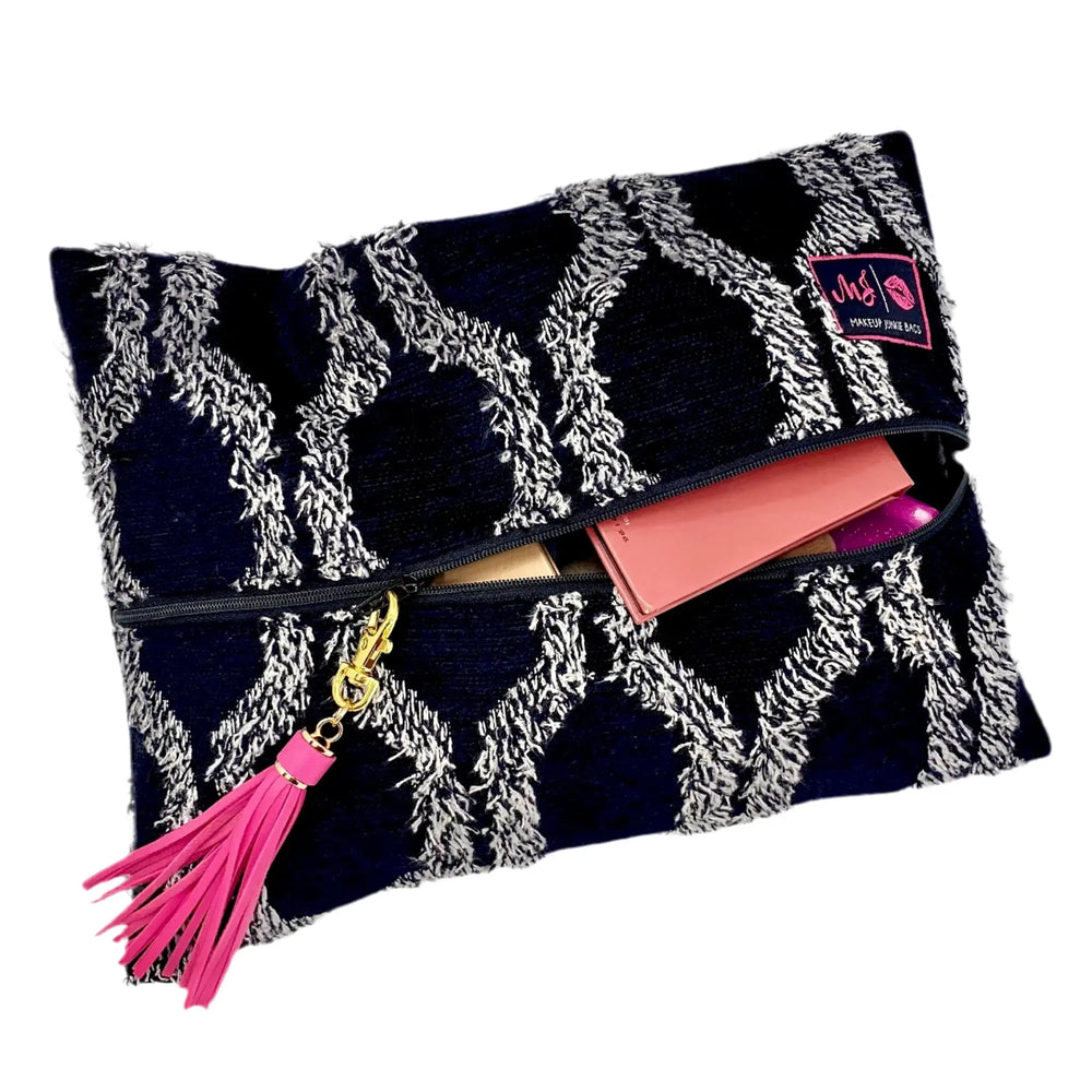 Makeup Junkie 'Black Shag Bag'