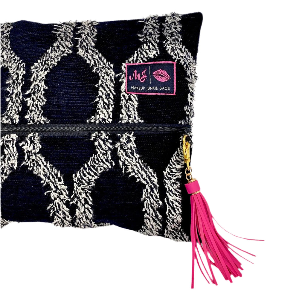 Makeup Junkie 'Black Shag Bag' Makeup Junkie