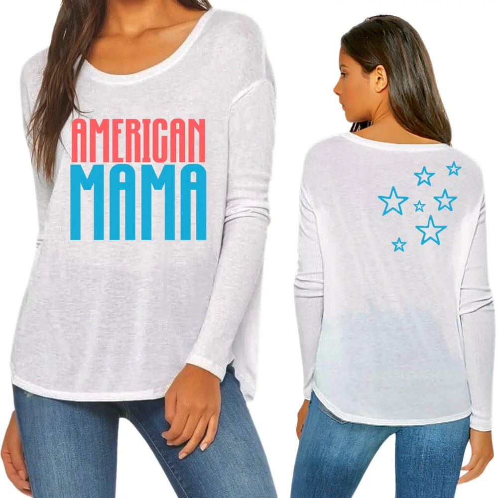 American MAMA Long Sleeve Tee
