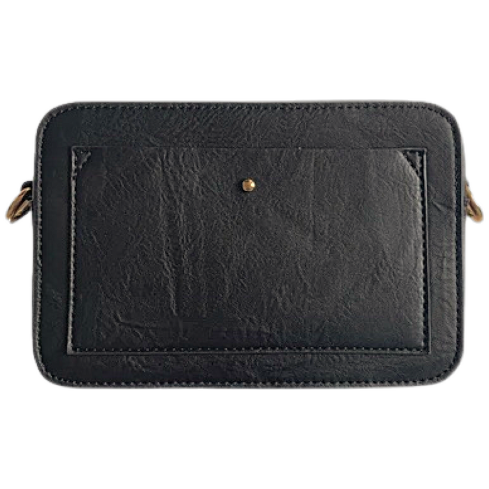 Vegan Leather Camera Bag- No Strap