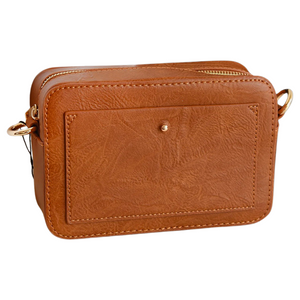 Vegan Leather Camera Bag- No Strap
