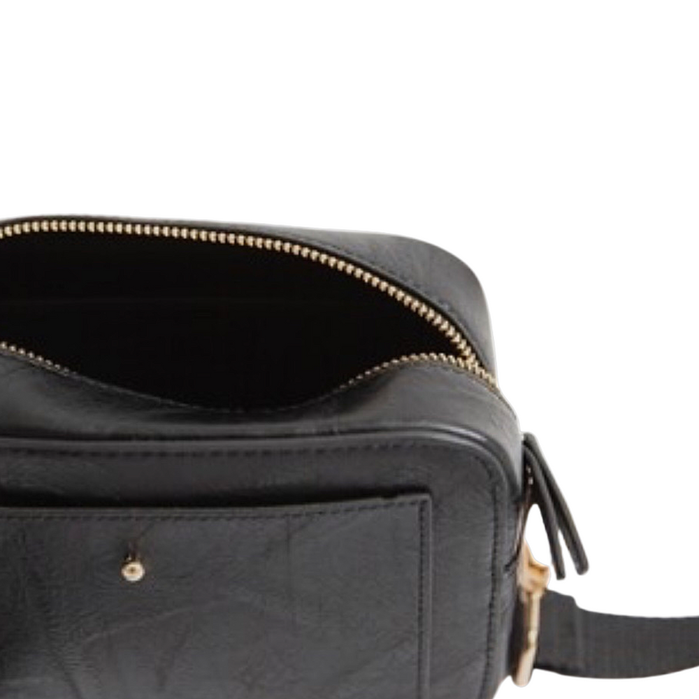 Vegan Leather Camera Bag- No Strap