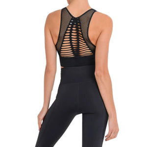 Mono B- Laser Cut Seamless Sports Bra Mono B