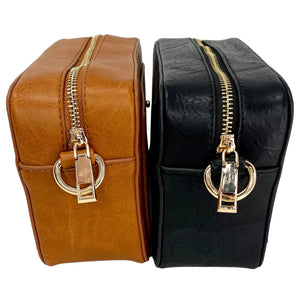 Vegan Leather Camera Bag- No Strap Ah-Dorned
