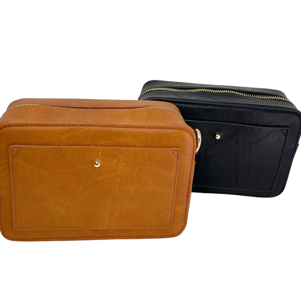 Vegan Leather Camera Bag- No Strap Ah-Dorned