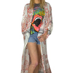 Boho Print Kimono Duster