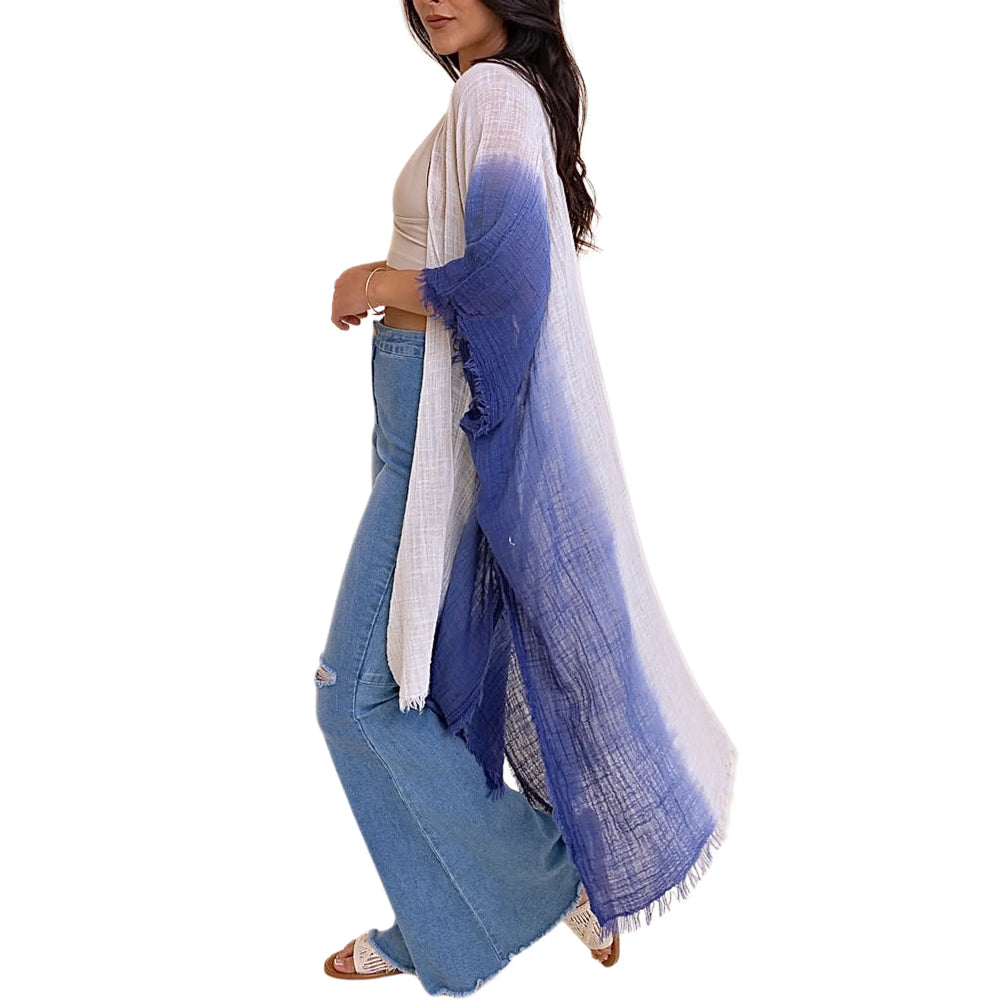 Cotton Bohemian Ombre Kimono LETO Accessories