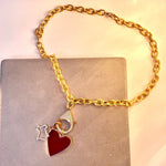 'Texas Love' Chunky Chain Charm Necklace