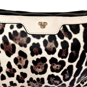 Getaway LITT Makeup Case in Cream Leopard PurseN
